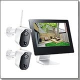 Беспроводной комплект на 2 камеры Twin Home IP Avtonom (9")